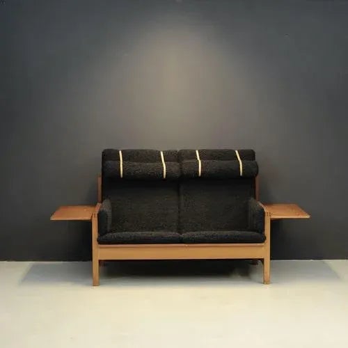 Brown Set of Sofa & Lounge Chair by Børge Mogensen for Fredericia, 1960s For Sale - Image 8 of 10