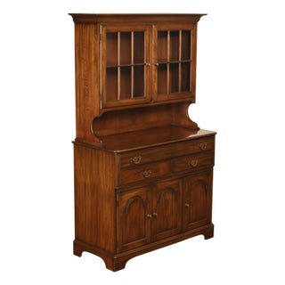 Pennsylvania House Vintage Cherry Step Back Hutch China Cabinet For Sale