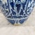 Late 18th Century Dutch Delft Blue and White Hand-Painted Baluster Vase For Sale - Image 13 of 14