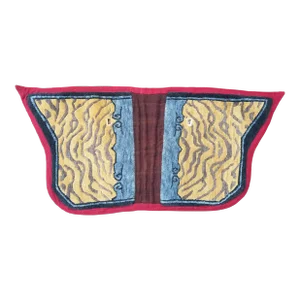 1980s Tibetan Hand-Knotted Horse Saddle Carpet