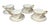 Vintage Royal Crown Derby Fine Porcelain England "Vine" Gilded Four Cups & Saucers Tea Set - 8 pcs For Sale - Image 9 of 9