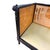 Vintage Black High-Gloss Lacquer Double-Caned Daybed With Custom Tiger Upholstery For Sale - Image 11 of 16
