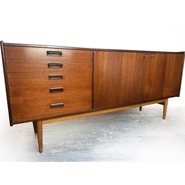 Vintage Scandinavian Teak Ulferts Tibro Sideboard by Tage Olofsson for Heals, 1950s For Sale - Image 13 of 18
