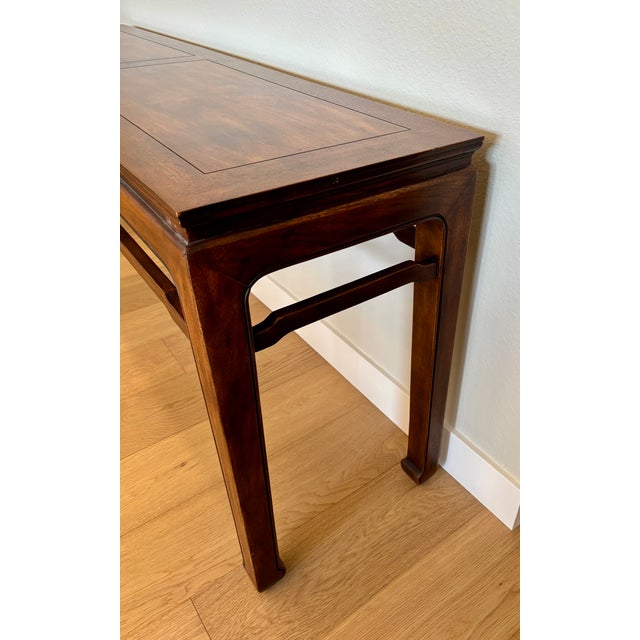 1970s Vintage Henredon Chinoiserie/Ming Style Sofa Table/Console For Sale - Image 5 of 14