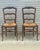 Pair of Louis XV style oak dinning room / side chairs with great proportions and nicely executed cabriole legs. The chairs...