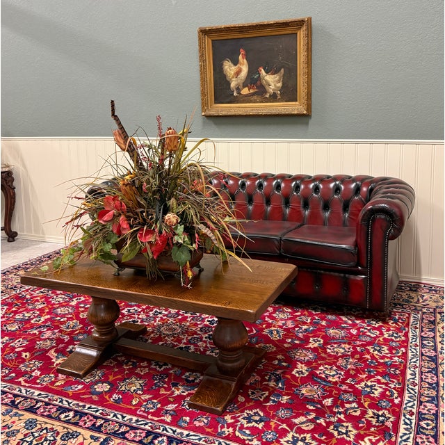 LOVELY French Oak Farmhouse Coffee Table, Bench or Window Seat~~c. 1930s Versatile piece with so many functions~~use as a...
