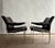 The frame is presumably made of cast aluminum and is exceptionally well-designed. The chairs are distinctive and...