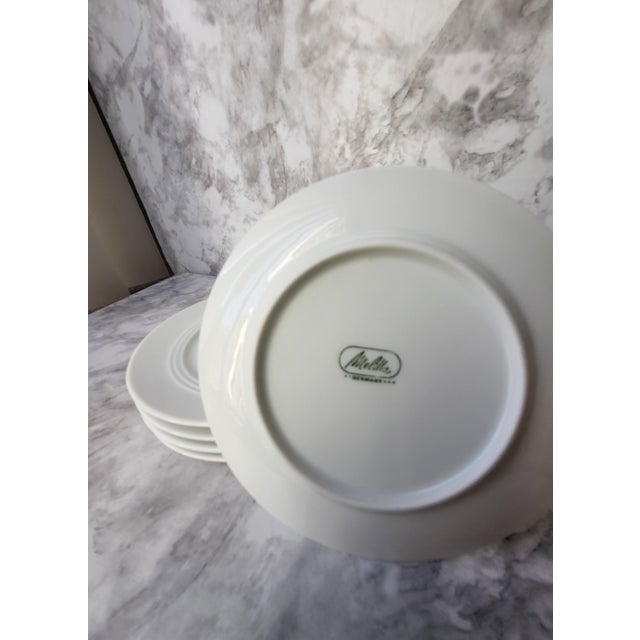 Mid-Century Modern Vintage Mid-Century Modern Melitta Bread Plates - Set of 5 For Sale - Image 3 of 7
