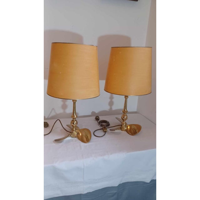 Hollywood Regency Brass Table Lamps, 1960s, Set of 2 For Sale - Image 18 of 18