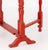 Wood George III Style Red Painted Circular Drop Leaf Table For Sale - Image 7 of 9