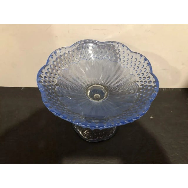Sweet dish, center piece, catch all in cobalt blue. Great condition. Unsigned.