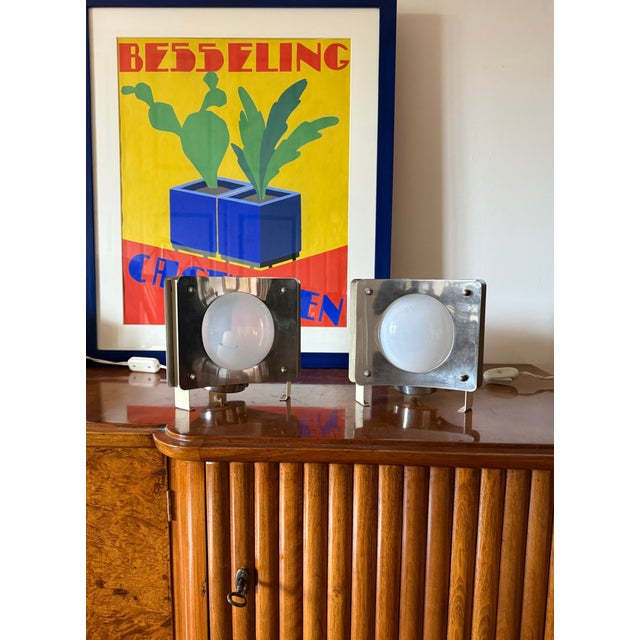 Space Age Set of 2 Table Lamp, Italy 1970s For Sale - Image 15 of 16