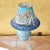 Late 20th Century Coastal Custom-Painted Coastal Ceramic Amphora Table Lamp With Mermaid & Seahorse Shade For Sale - Image 18 of 18