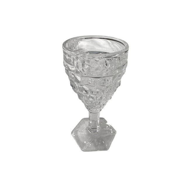 Transparent Mid 20th Century Fostoria Set of 11 American Clear Wine / Sherry Glasses - 11 pcs For Sale - Image 8 of 17