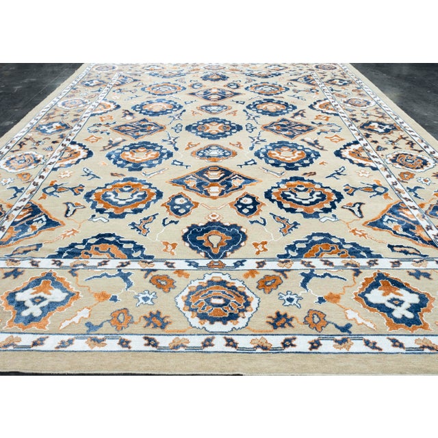 Turkish Oushak Rug 12'1" x 15' #18577 Explore a curated collection of hallway runners, wool rugs, and handmade...