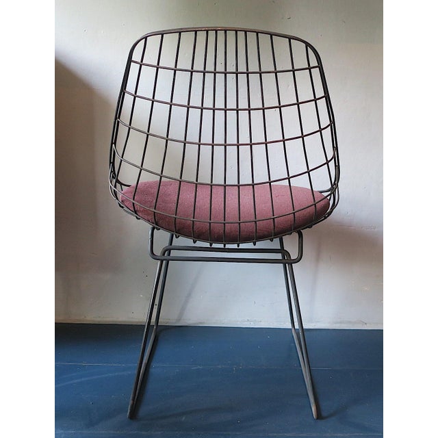 Pastoe SM05 Wire Chair by Cees Braakman for Pastoe, Netherlands, 1950s For Sale - Image 4 of 14