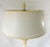 Large Vintage Mid-Century Yellow & Ivory Candlestick Table Lamp For Sale In West Palm - Image 6 of 13