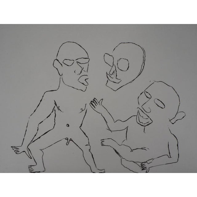 Alexandre Calder, Santa Claus, Happy Party, Original Etching For Sale - Image 3 of 6