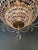 1900s Baroque Revival Crystal Chandelier Brass Basket Form Restored Historicism For Sale - Image 6 of 13