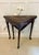 Antique George III Carved Mahogany Folding Corner Table, 1800 For Sale - Image 15 of 15