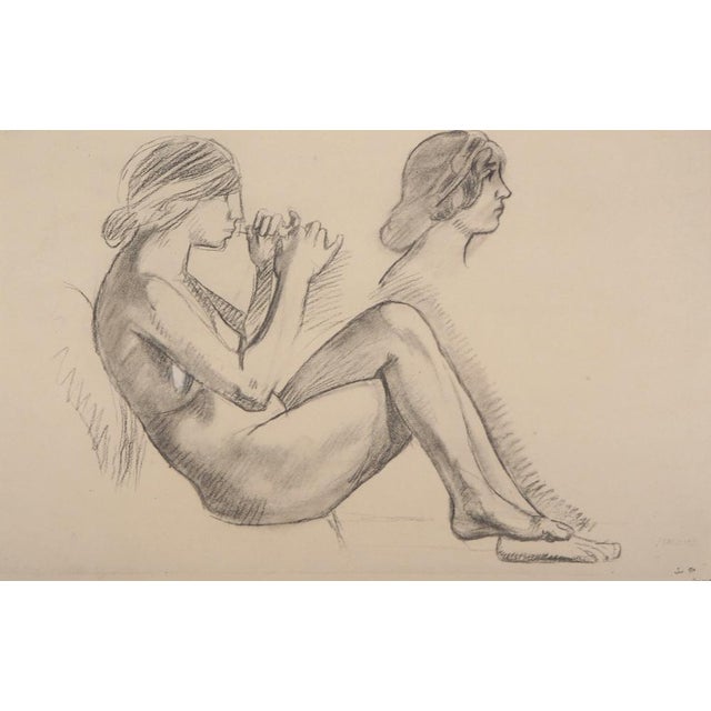 Maurice Denis, Study for the Flute Player, Early 20th Century, Original Lithograph For Sale - Image 5 of 6
