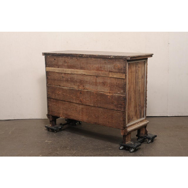 18th C. Italian Baroque Carved Wood Chest For Sale In Atlanta - Image 6 of 12