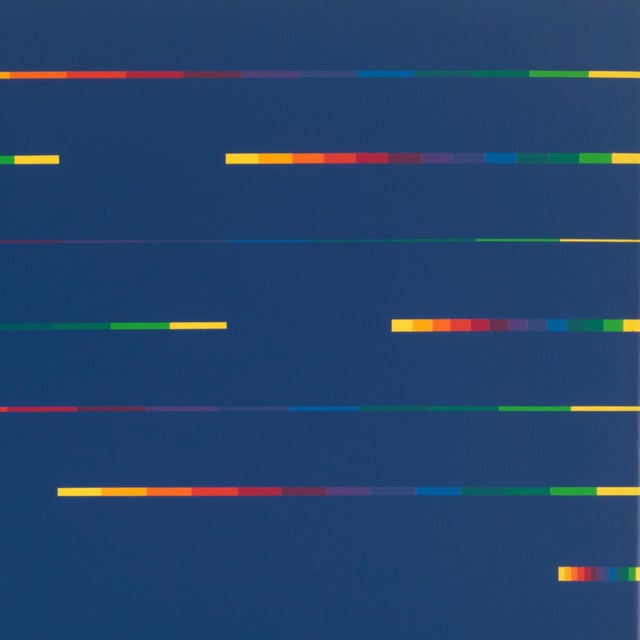 1980s Paolo Minoli, Poema\. Che cade sotto il silenzio, 1988, Acrylic on Canvas For Sale - Image 5 of 9