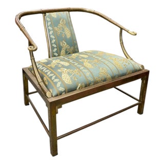 1960s Mid Century Asian Throne Chair For Sale
