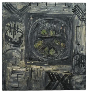 Marc Mulders, Composition, 1986, Large Oil on Canvas