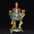 Elegant Vintage Chinese Cloisonné Enamel & Gilt Bronze Tripod Censer on Stand For Sale In Los Angeles - Image 6 of 9