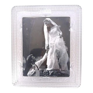Mikasa Large 14x12 Crystal Frame Italian Countryside for 8x10 Picture Wedding For Sale