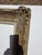 Wood Antique Wood Frame With Carved Gesso Details and Painted Finish For Sale - Image 7 of 18