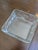 NWT , Vintage, PartyLite Square Embossed Crystal Bowl For Sale - Image 4 of 6