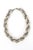 Vintage Sterling Silver Italian Hallmarked Twisted Chain Link Sculptural Collar Necklace For Sale - Image 4 of 12