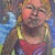 Blue Bright Figurative Portrait Painting of a Girl in Swimsuit by Amy Scherer For Sale - Image 8 of 10