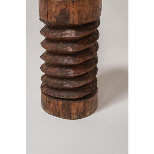 Brown Vintage French Hand-Carved Wooden Wine Screws, Set of 2 For Sale - Image 8 of 15