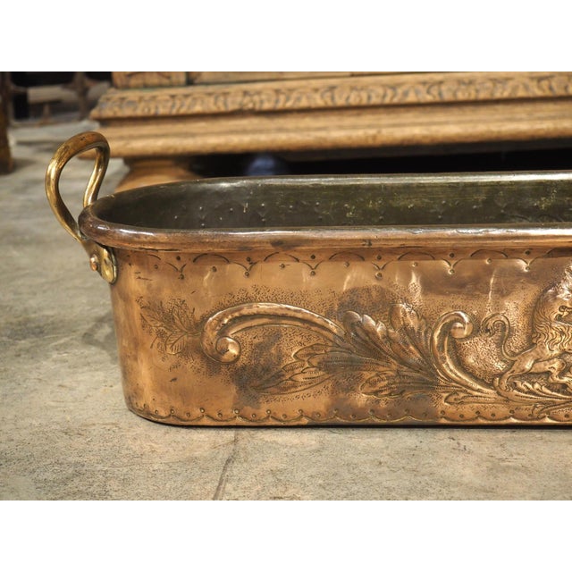 Large 19th Century French Copper Fish Poacher Poissonnière by L. Tendrerie Paris For Sale - Image 13 of 18