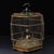 Gemstone Vintage Chinese Huali Rosewood Hexagonal Bird Cage With Gemstone Inlays and Bronze Hook For Sale - Image 7 of 9