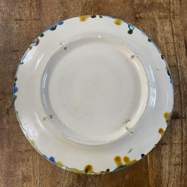 French Vintage Palissy Portugese Style 3 Dimensional Crab Plate #1 For Sale - Image 3 of 7