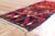 Red Vintage Boujad Boucherouite Moroccan Rug, 03'00 X 08'00 For Sale - Image 8 of 10