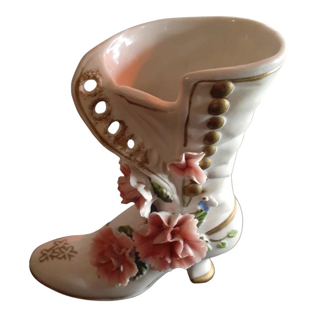 1980s Ceramic Cowgirl Planter For Sale