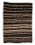 Vintage Striped Turkish Kilim Rug- 7′3″ × 10′2″ For Sale