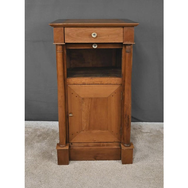 Brown Empire Cherrywood Living Room Cabinet, 19th Century For Sale - Image 8 of 14