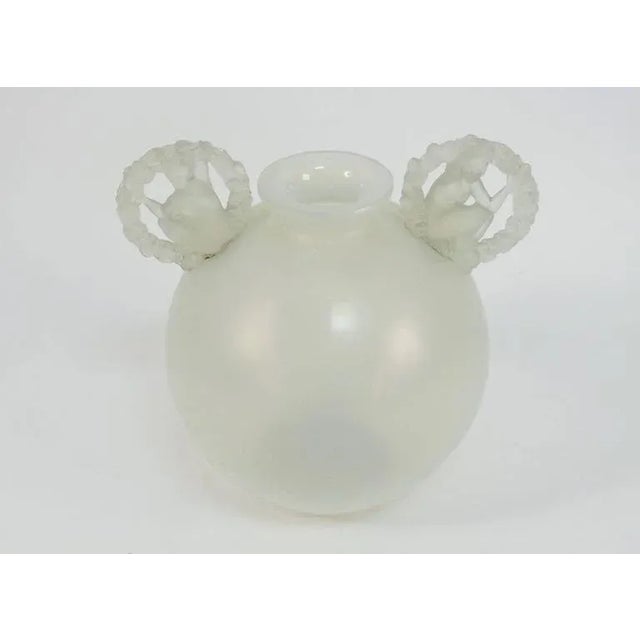 René Lalique Ronsard Opalescent Vase by René Lalique, 1926 For Sale - Image 4 of 6