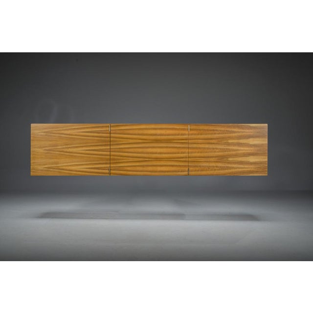 Vintage Floating Wall Sideboard in Walnut, 1960s For Sale - Image 15 of 16