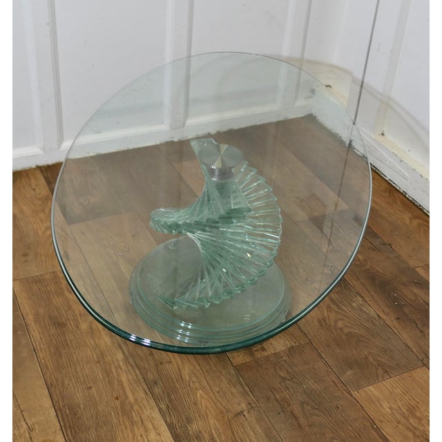 1970s Vintage Glass Coffee Table, 1970s For Sale - Image 5 of 8