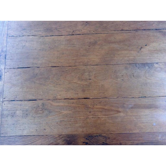 Spanish Colonial Revival Walnut Dining Table With Hand-Carved Scroll For Sale - Image 17 of 17