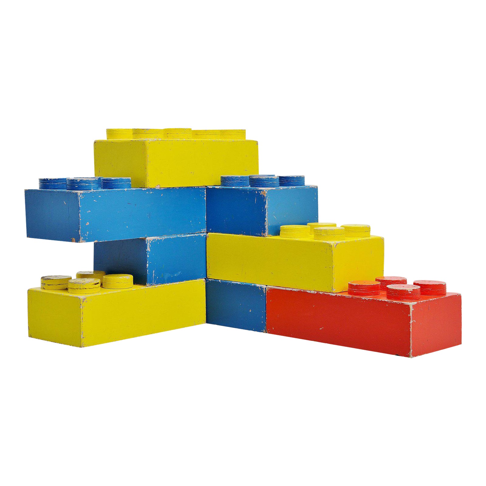 Large Decorative Lego Cubes Holland 1960 | Chairish