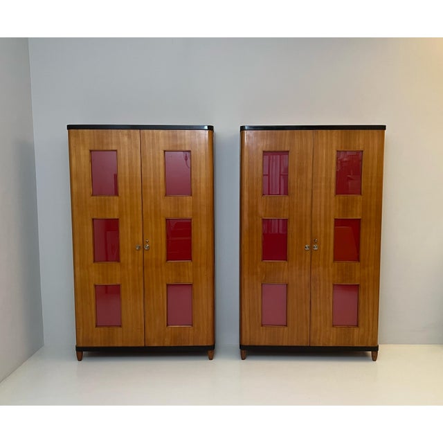 Vintage Wardrobes, 1950s, Set of 2 For Sale - Image 6 of 6