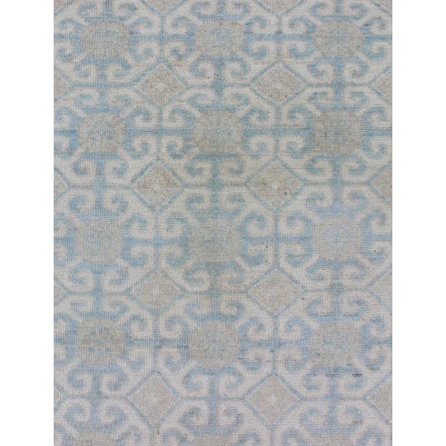 Textile Keivan Woven Arts Khotan Runner With All-Over Geometric Pattern For Sale - Image 7 of 10